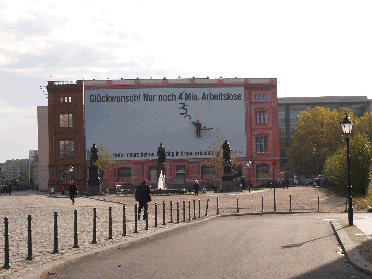 Schinkelplatz mit Schinkel, Beuth und Thaer